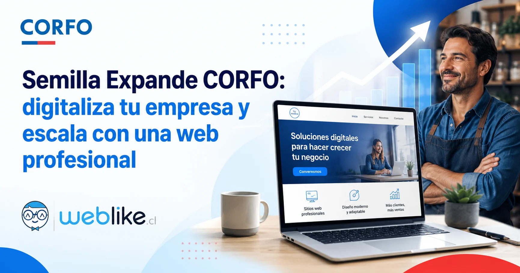 Semilla Expande CORFO: página web profesional para escalar tu empresa