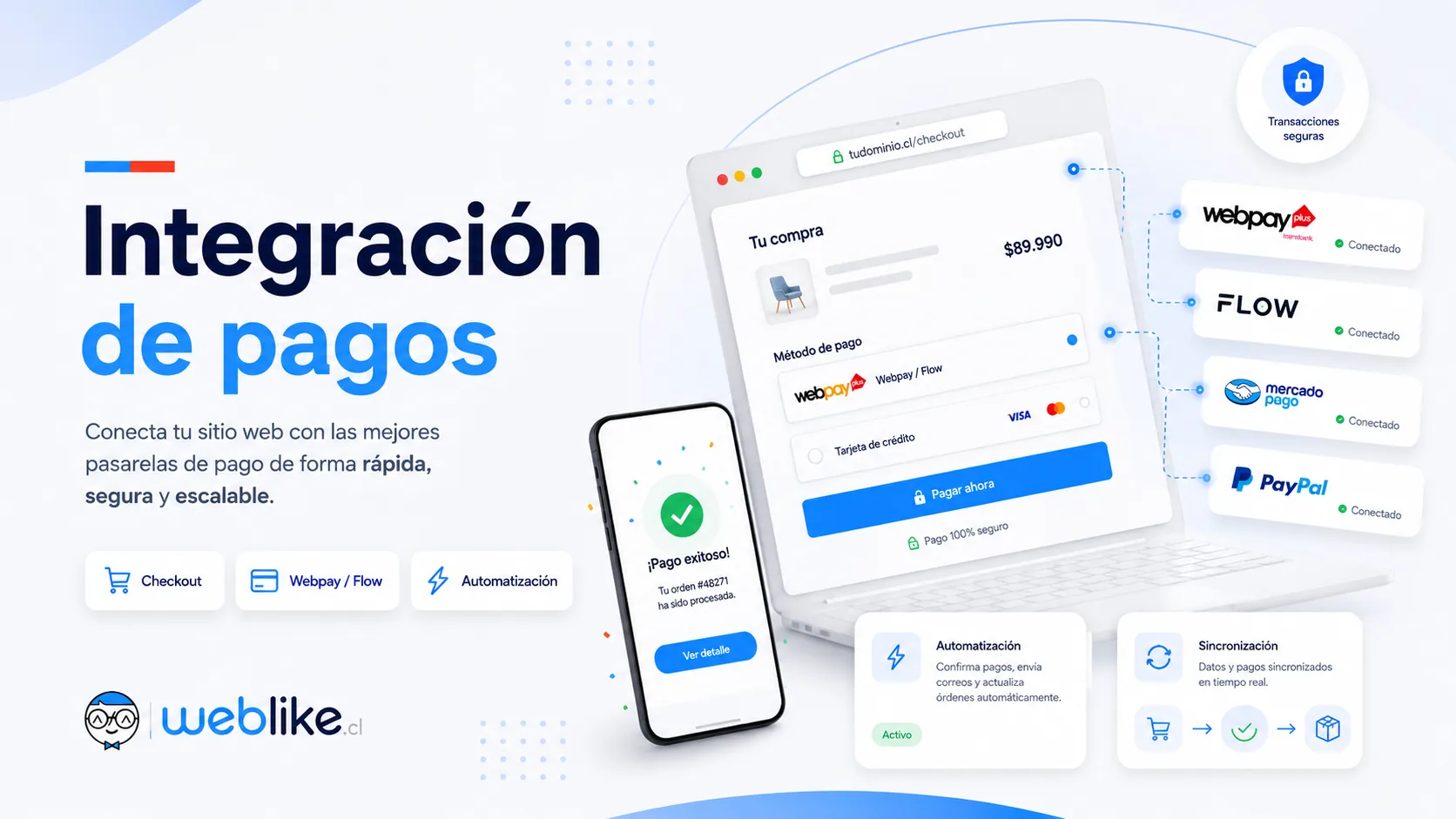 Integración de pasarelas de pago en Chile