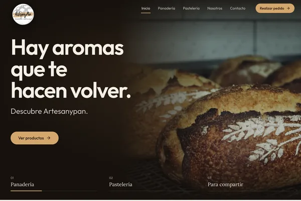 Sitio web de artesanypan.cl